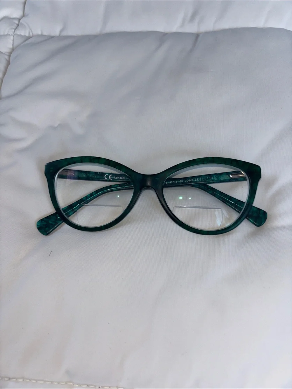 Lancetti Eyeglass Frame Emerald Green